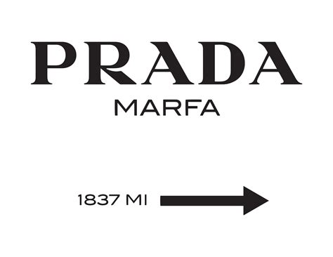 tableau prada marfa lumineux|prada marfa logo.